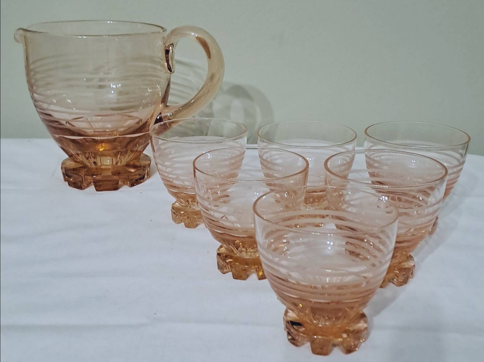 Art Deco Orangeade Service