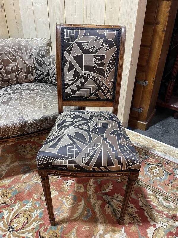 Salon Art Déco style Louis XVI Canapé - Fauteuils - Chaises