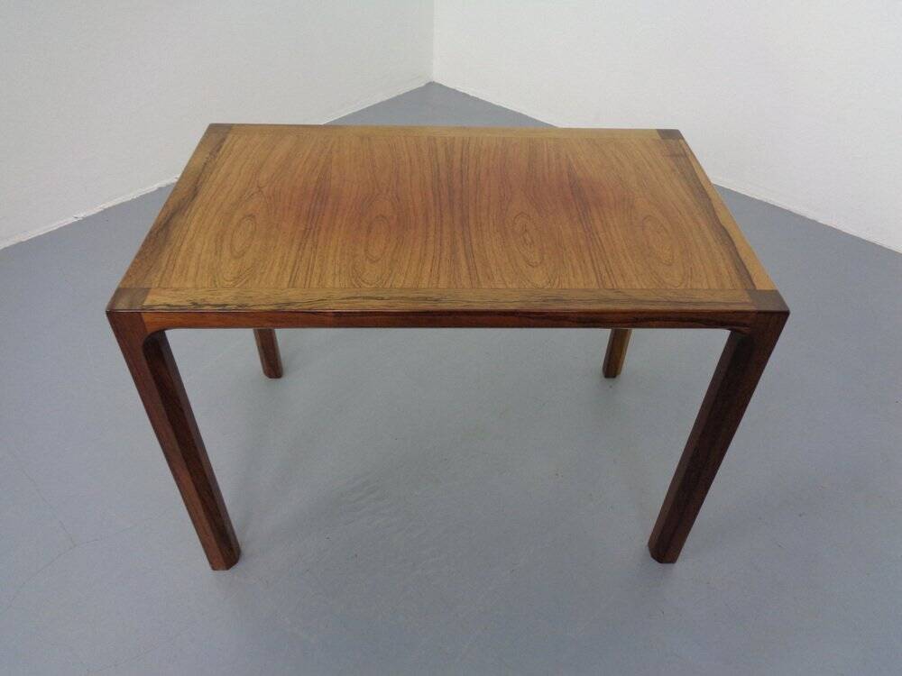 Danish Side Table in Rosewood, 1960s