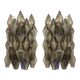 Italian “Poliedri” Murano Glass Wall Sconce Pair in Venini Design