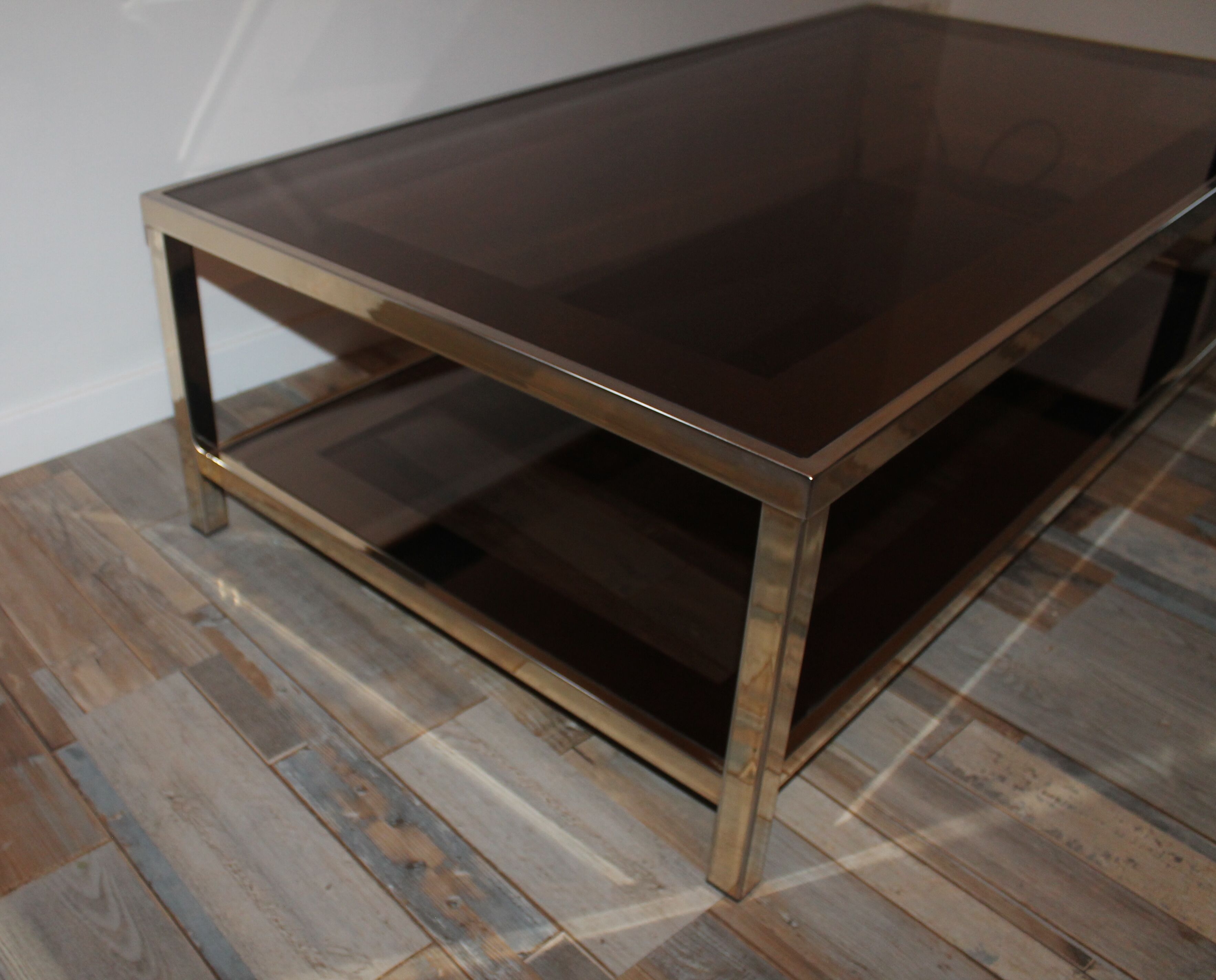Belgo chrom coffee table from the 70
