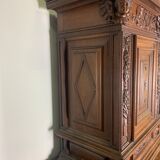 Two-body sideboard with withdrawal