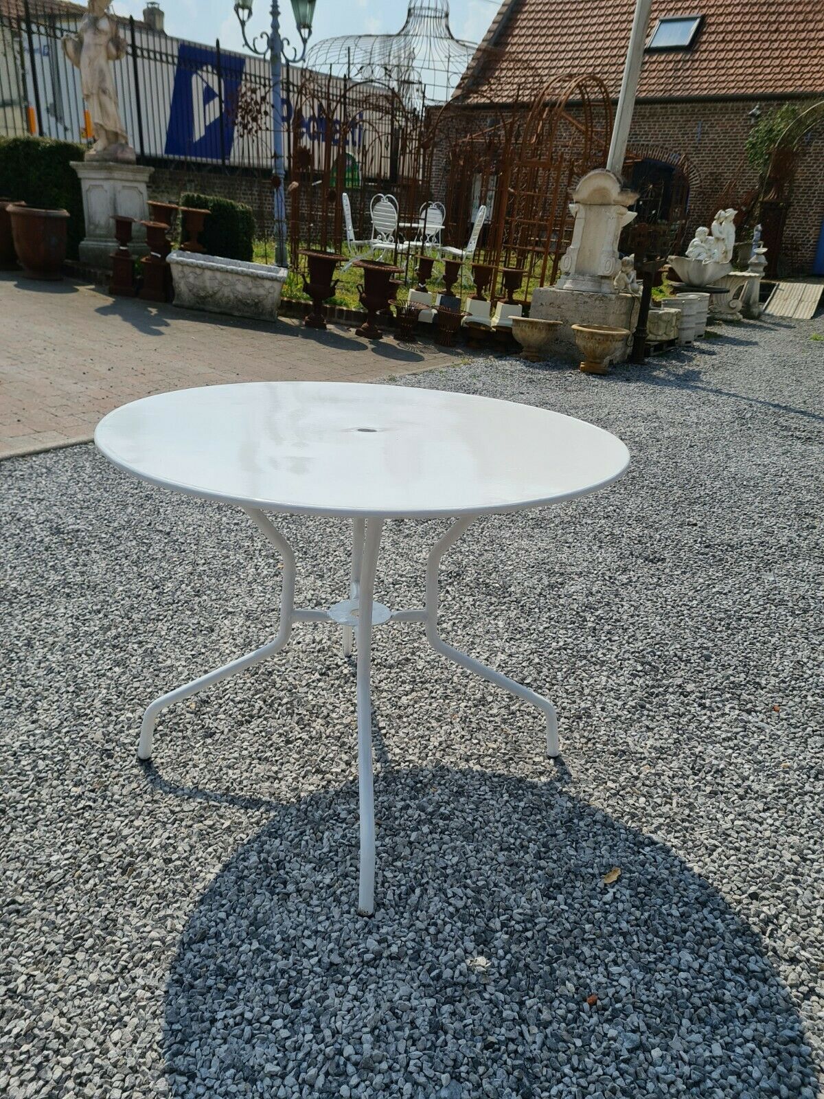 Iron garden table