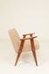 Vintage chair beige velvet design by Chierowski 