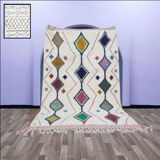 White Beni Ourain rug 150/250cm