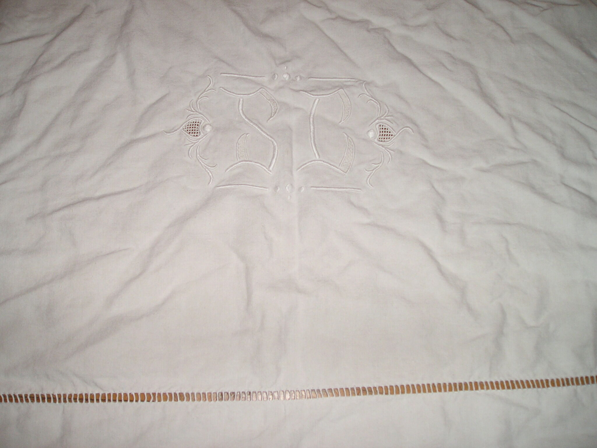 Former cloth linen with Monogram SC