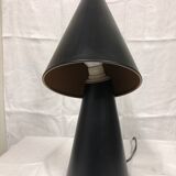 Black double cone lamp