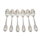 Set of 6 large old boulenger spoons