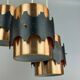 60s 70s lamp light ceiling lamp cascade lamp metal space age design