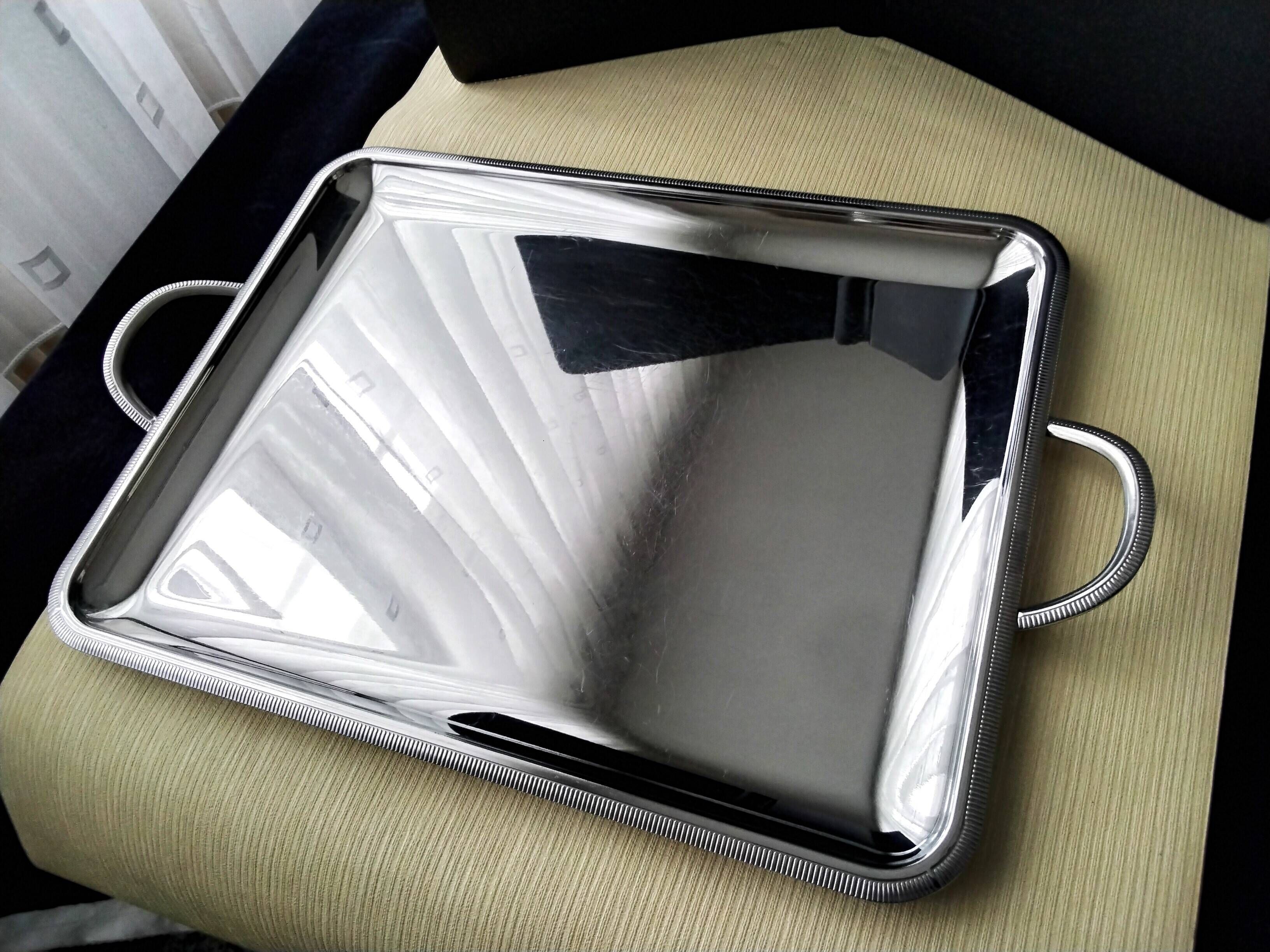Létang et Rémy Stainless Steel Serving Tray 45 x 35 cm