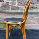 Set of 4 viennese curved wood chairs bistrot