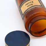 Pharmacy/apothecary old amber glass pot