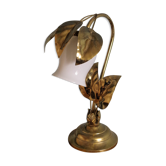 Brass flower lamp
