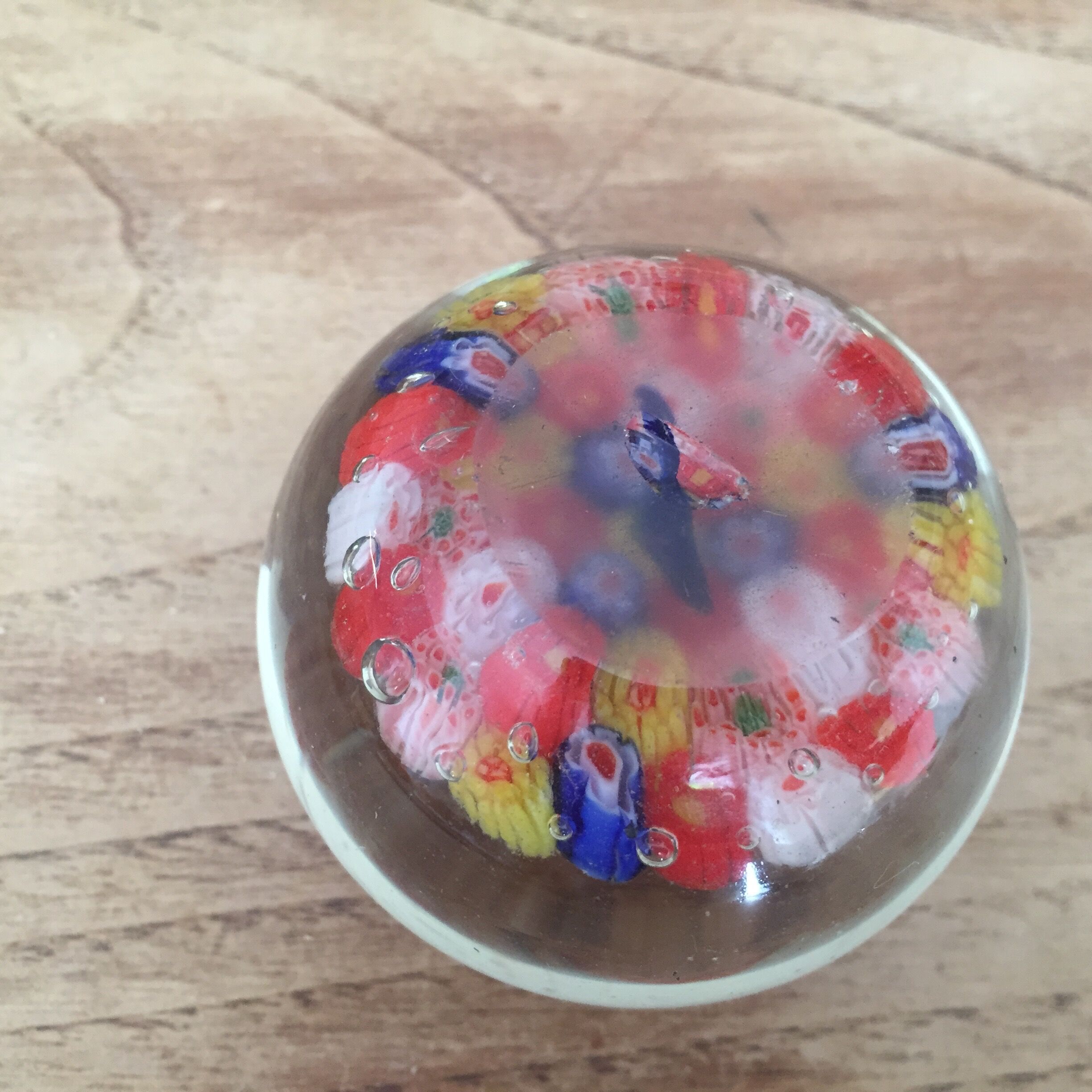 5 balls sulfide paperweight