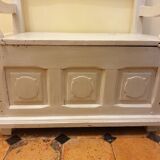 Wooden chest bench