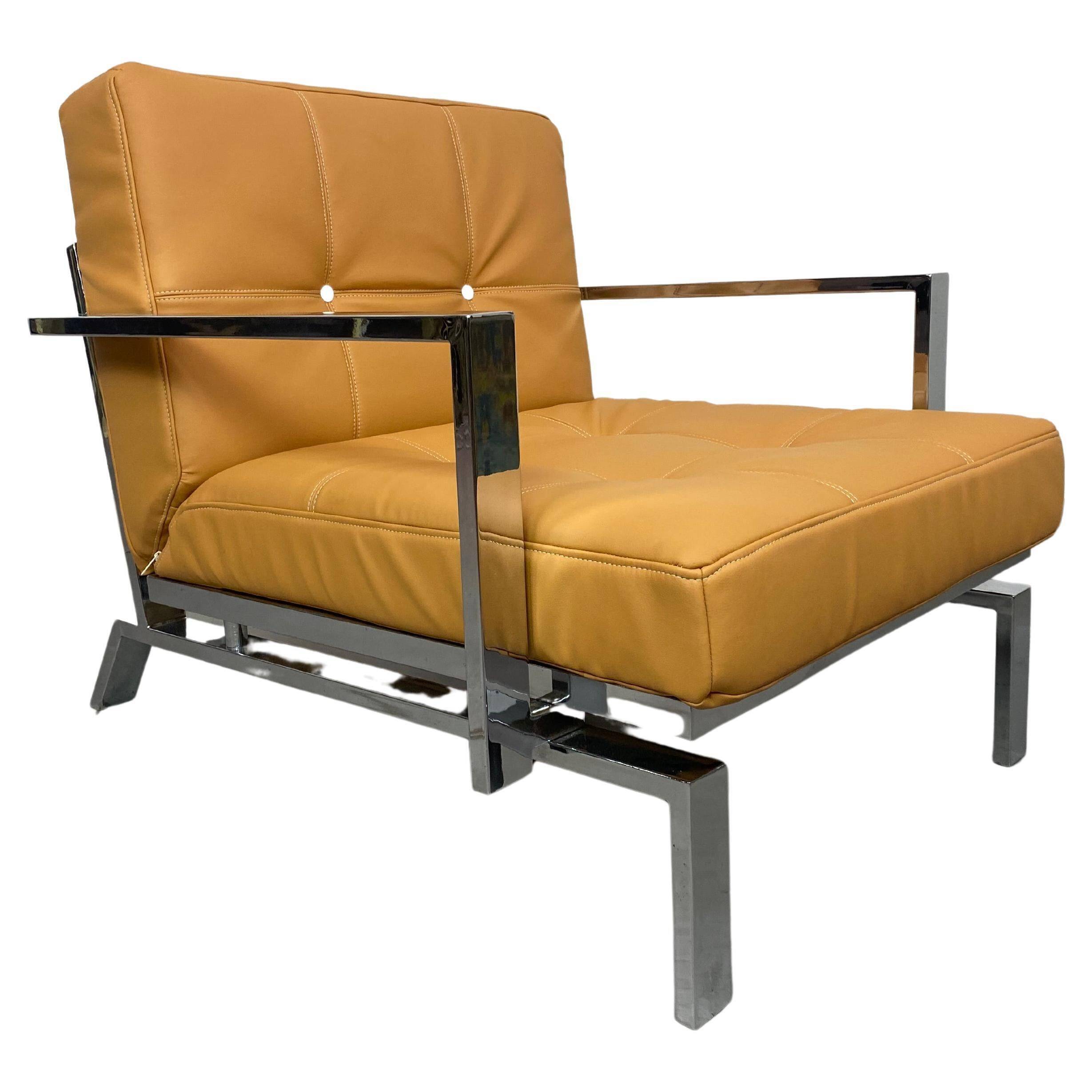Fauteuil lounge design milieu du siècle - Studio beige