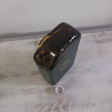 Thick amber glass bottle
