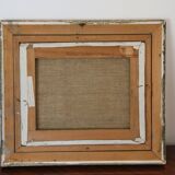 Oil painting on canvas, study work based on Monet.