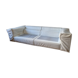 white leather sofa 4 seats saba Italia