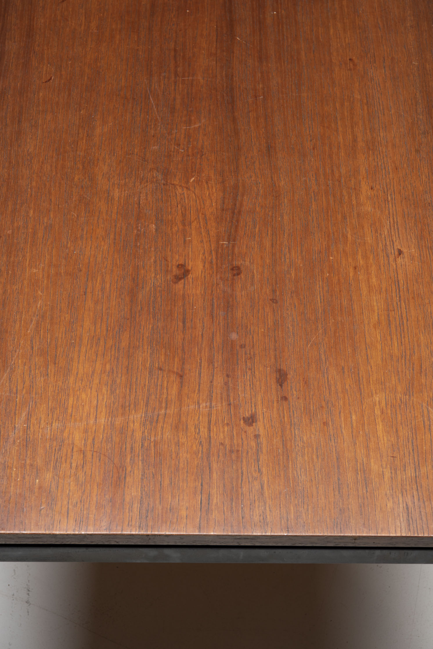 'T-angle' Low table in teak, designed by Florence Knoll for Knoll Int., 1950's