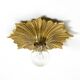 1960s Space Age Star Design Wall or Ceiling Lamps in Bronze