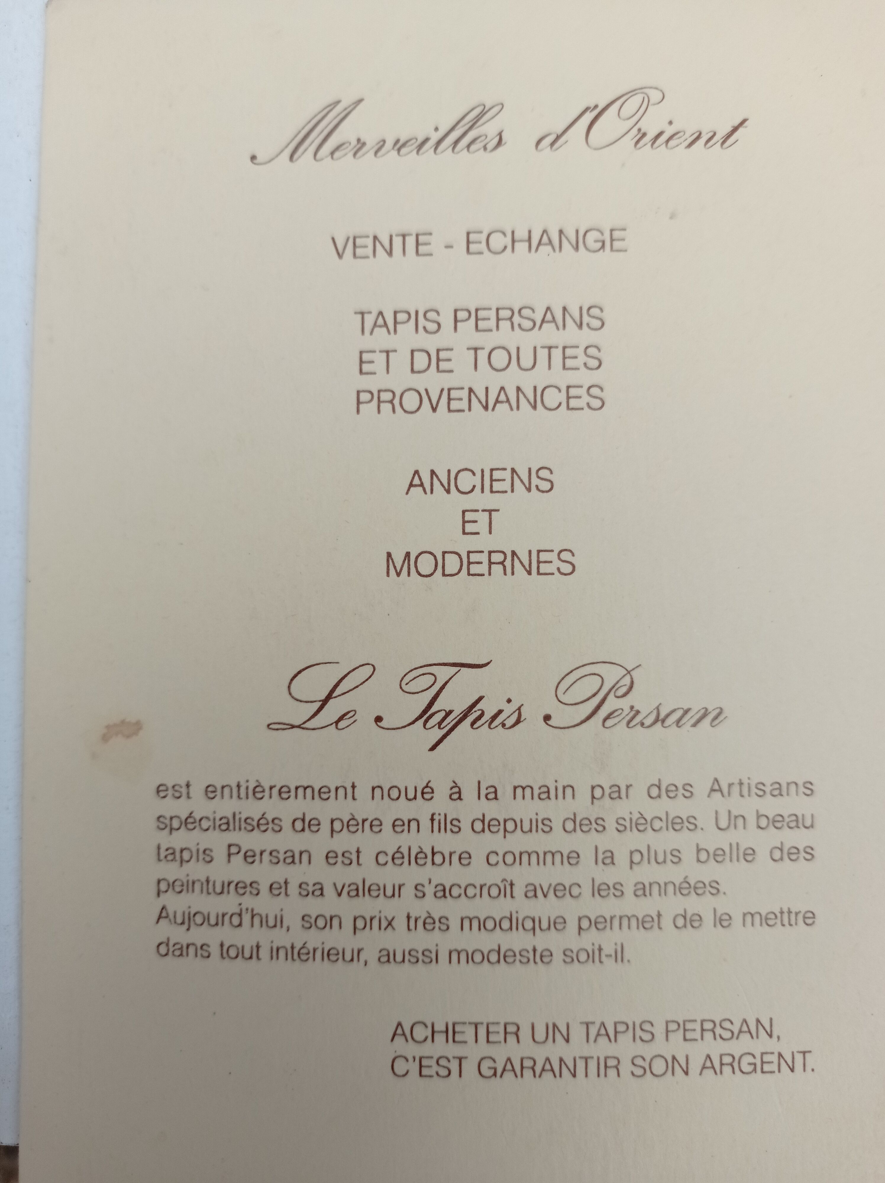 Persian carpets  209x309cm