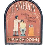 Enseigne en bois de coiffeur