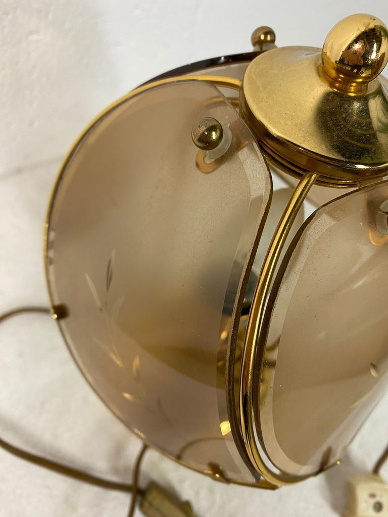 Vintage lamp 'golden' / table lamp / night light