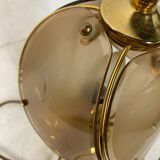 Lampe vintage dorée de table