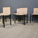 Ensemble de 6 chaises de salle à manger "Mastro" par Afra et Tobia Scarpa pour Molteni, Italie, années 1980.
