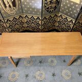 Restored 1950 oak coffee table