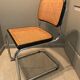 Chaise B32 par Marcel Breuer noire chromée