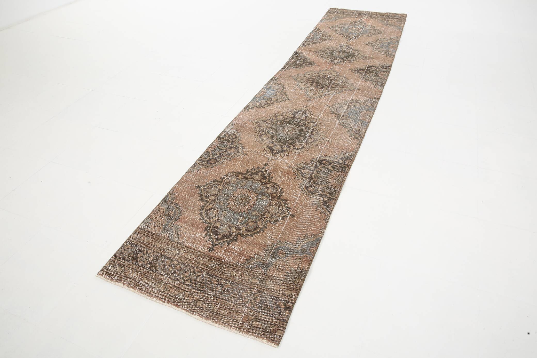 3x12 Oriental Persian Vintage Runner Rug, 86x379Cm SK 4966