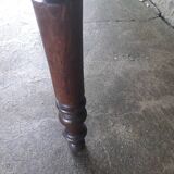 Wooden bistro table, legs turned 125 cm