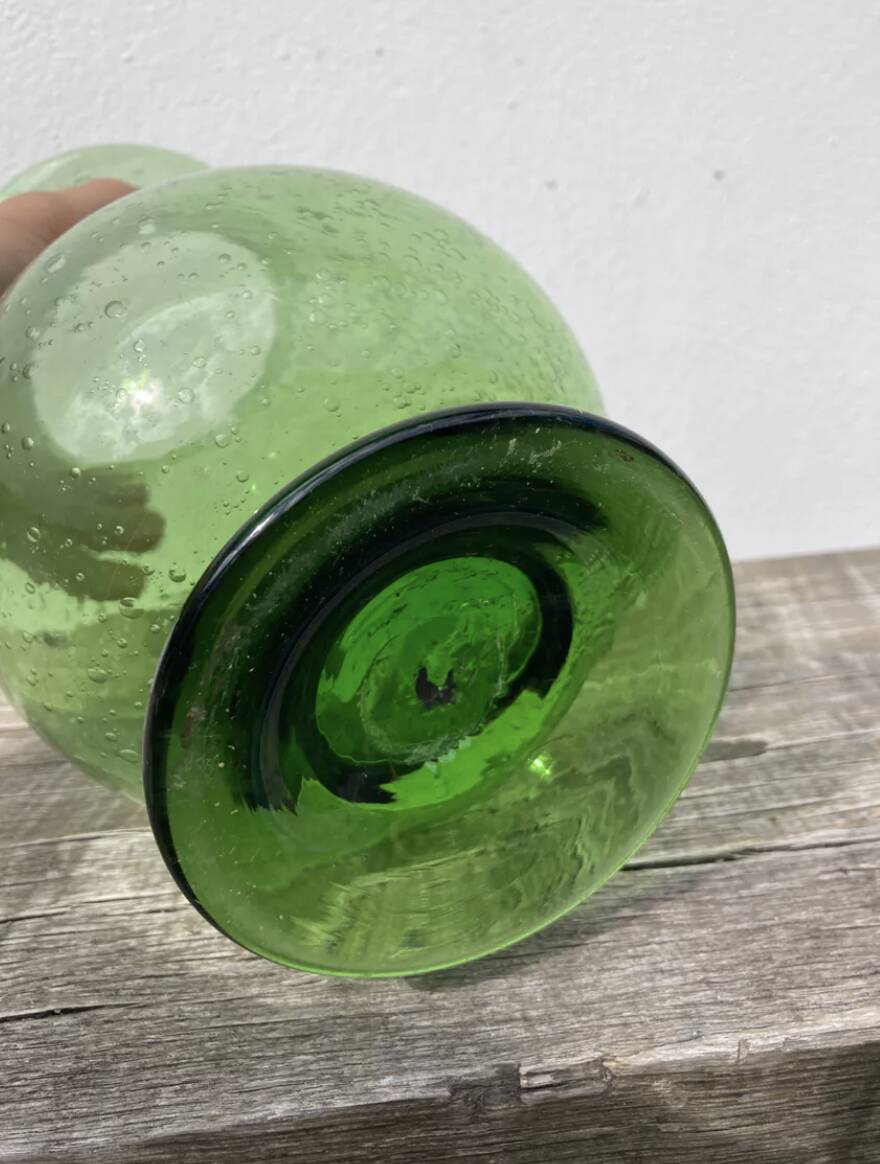 Vase photophore en verre Biot