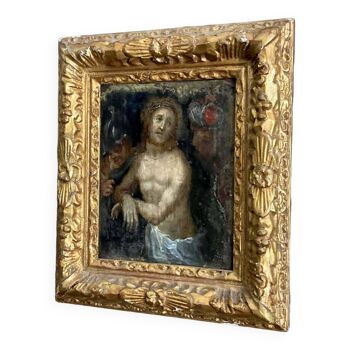 Painting Christ of outrages 17th century
