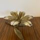 Golden metal lotus flower ashtray