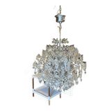 Raindrop crystal chandelier