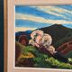 Original Swedish Oil on Panel – “Mountain Landscape” by John B. Hinna