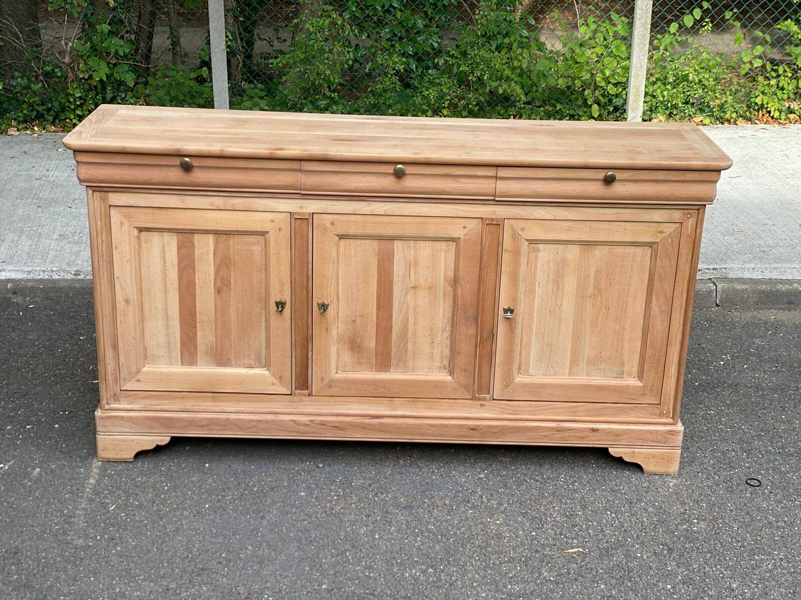 Louis Philippe stripped mahogany sideboard Vecchio Arredo Italy