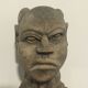 African wooden bust