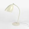Articulated clay beige metal lamp with tulip reflector