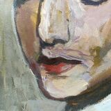 Painting "The Spanish Woman" mid-20th century