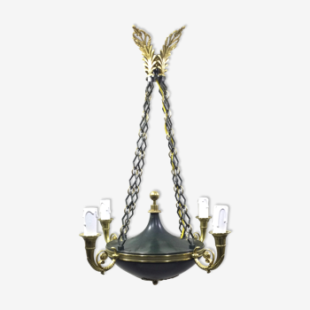 Empire chandelier with 4 lights