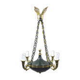 Lustre empire à 4 lumières