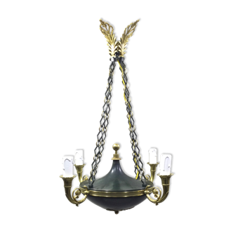 Empire chandelier with 4 lights