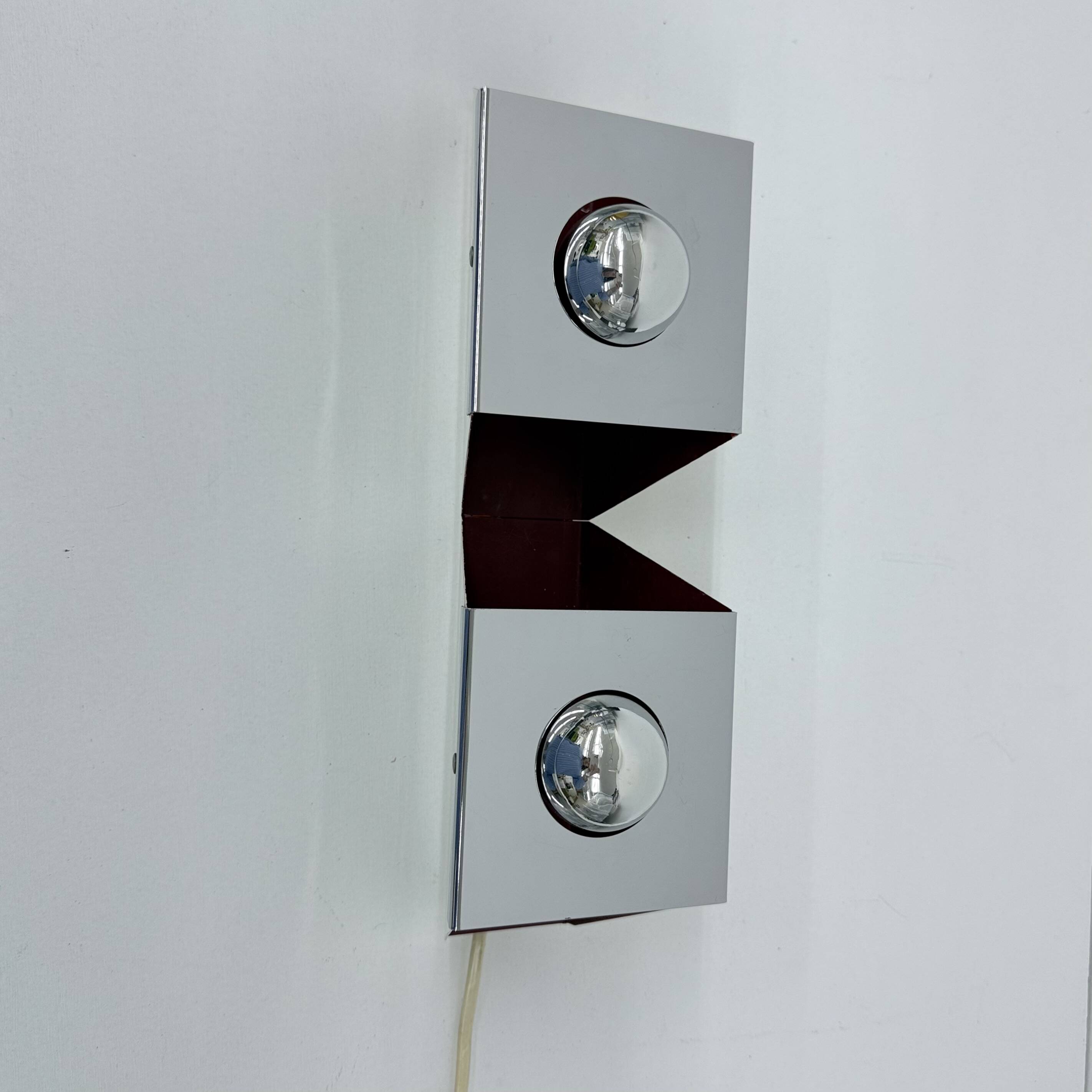 Vintage wall lamp space age , 1970s
