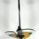 Postmodern Italian Thick Murano glass chandelier from 80s