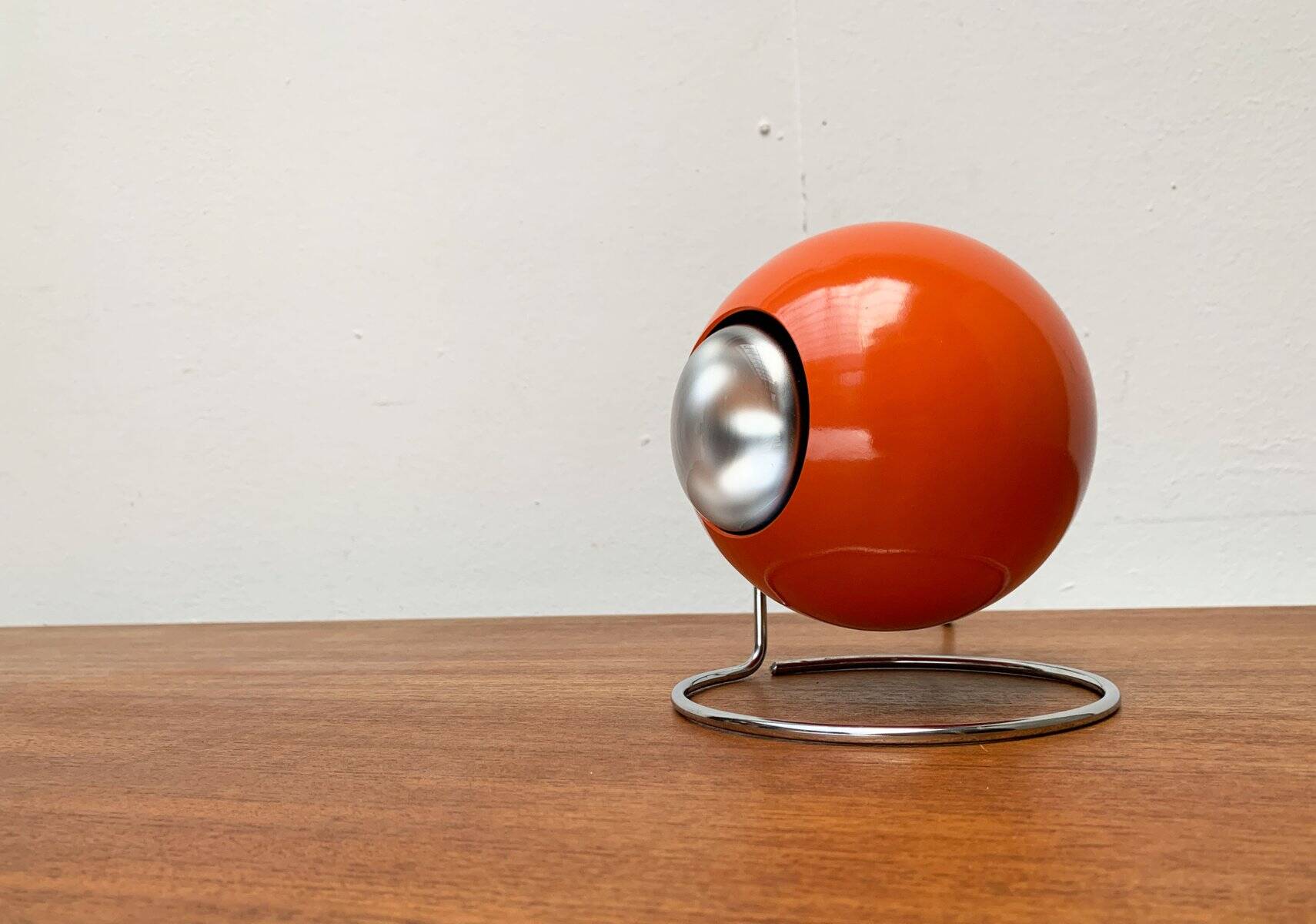 Mid-century space globe table lamp by Erco, 1970s.