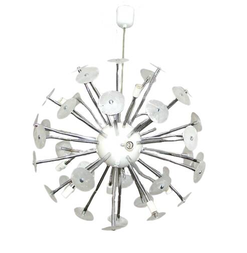 Italian hanging lamp Arditi, Space age 1980s